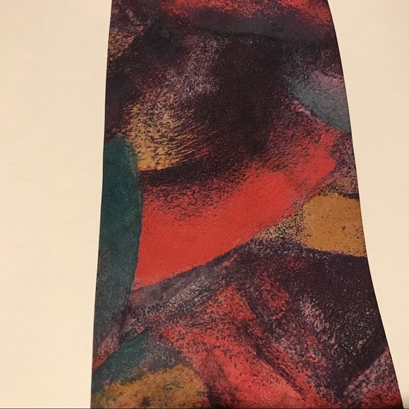 Men’s tie ( Orange,green,gold) - Picture 2 of 4